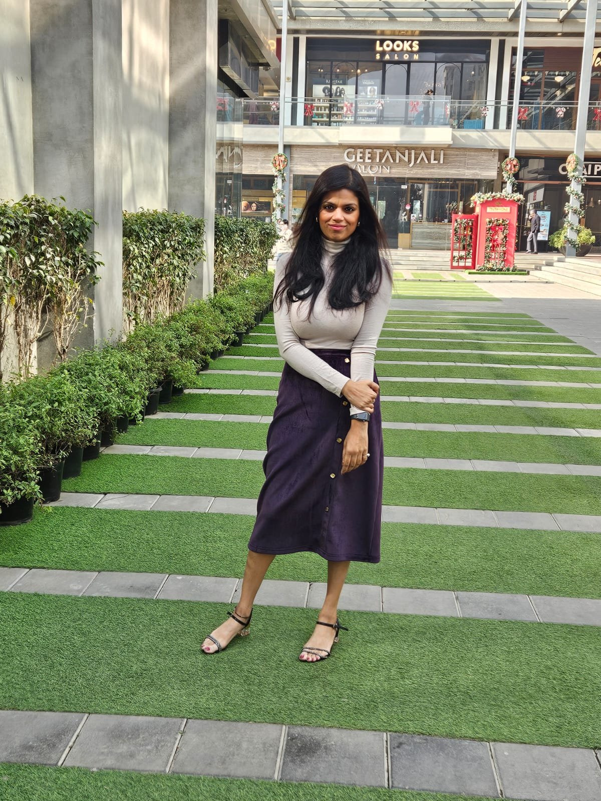 Women High Waist Button Skirt | Winter Corduroy Long Skirt